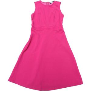imageAllegra K Womens Work Dress Round Neck Solid Color Sleeveless ALine Casual Office DressesFuchsia