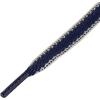 imageAllegra K 2 Pairs Flat Shoelaces Canvas Contrast Color Replacement Shoe Strings for Sneakers AthleticBlue White