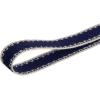 imageAllegra K 2 Pairs Flat Shoelaces Canvas Contrast Color Replacement Shoe Strings for Sneakers AthleticBlue White