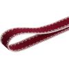 imageAllegra K 2 Pairs Flat Shoelaces Canvas Contrast Color Replacement Shoe Strings for Sneakers AthleticRed White