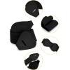 imageAllegra K Interlock Buckle 8shaped Faux Leather Elastic Belt Cinch Waistband for LadyBlack