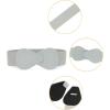 imageAllegra K Interlock Buckle 8shaped Faux Leather Elastic Belt Cinch Waistband for LadyGray