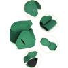 imageAllegra K Interlock Buckle 8shaped Faux Leather Elastic Belt Cinch Waistband for LadyGreen