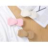 imageAllegra K Interlock Buckle 8shaped Faux Leather Elastic Belt Cinch Waistband for LadyLight Khaki