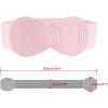imageAllegra K Interlock Buckle 8shaped Faux Leather Elastic Belt Cinch Waistband for LadyLight Pink