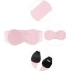 imageAllegra K Interlock Buckle 8shaped Faux Leather Elastic Belt Cinch Waistband for LadyLight Pink
