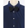 imageAllegra K Mens Pretied Bowtie Adjustable Neck Solid Color Knitted Bow TiesBlack