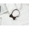 imageAllegra K Mens Pretied Bowtie Adjustable Neck Solid Color Knitted Bow TiesBrown