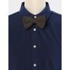 imageAllegra K Mens Pretied Bowtie Adjustable Neck Solid Color Knitted Bow TiesBrown