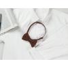 imageAllegra K Mens Pretied Bowtie Adjustable Neck Solid Color Knitted Bow TiesCoffee