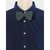 imageAllegra K Mens Pretied Bowtie Adjustable Neck Solid Color Knitted Bow TiesDark Gray