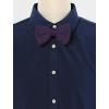 imageAllegra K Mens Pretied Bowtie Adjustable Neck Solid Color Knitted Bow TiesDeep Purple