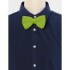 imageAllegra K Mens Pretied Bowtie Adjustable Neck Solid Color Knitted Bow TiesLight Green
