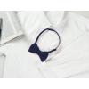 imageAllegra K Mens Pretied Bowtie Adjustable Neck Solid Color Knitted Bow TiesNavy Blue
