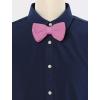imageAllegra K Mens Pretied Bowtie Adjustable Neck Solid Color Knitted Bow TiesPink