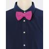 imageAllegra K Mens Pretied Bowtie Adjustable Neck Solid Color Knitted Bow TiesRose Red