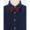 imageAllegra K Mens Pretied Bowtie Adjustable Neck Solid Color Knitted Bow TiesWine Red