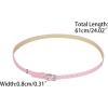 imageAllegra K Womens Adjustable Detachable Crossed AntiSlip Shoe Straps for Heels with BucklePink
