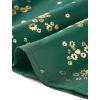 imageAllegra K Womens Metallic Patterned Blouse V Neck Long Sleeve Gilding Shiny Sparkly Dots TopGreenfloral