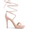 imageAllegra K Womens Platform Stiletto Heels Lace Up SandalsPink