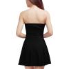 imageAllegra K Womens Sexy Strapless Party Dress Sweetheart Neck Sleeveless Summer Mini DressesBlack