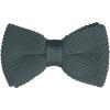 imageAllegra K Mens Pretied Bowtie Adjustable Neck Solid Color Knitted Bow TiesDark Gray