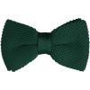 imageAllegra K Mens Pretied Bowtie Adjustable Neck Solid Color Knitted Bow TiesDeep Green