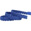 imageuxcell Women Skinny Braided Belt Adjustable Pin Buckle Weave CasualBlue