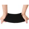 imageuxcell Women Ultra Super Wide Elastic PU High Waist Belt Rivet Chains Cinch Waistband for DressesBlack