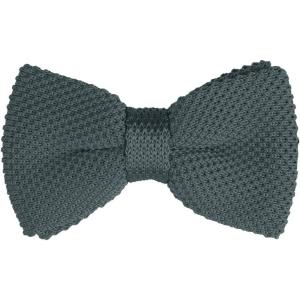 imageAllegra K Mens Pretied Bowtie Adjustable Neck Solid Color Knitted Bow TiesDark Gray