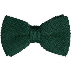 imageAllegra K Mens Pretied Bowtie Adjustable Neck Solid Color Knitted Bow TiesDeep Green