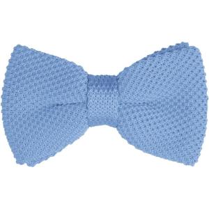 imageAllegra K Mens Pretied Bowtie Adjustable Neck Solid Color Knitted Bow TiesLight Blue