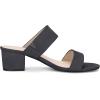 imageAllegra K Womens Block Heel Dual Straps Slide SandalsGrey