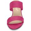 imageAllegra K Womens Block Heel Dual Straps Slide SandalsHot Pink