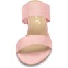 imageAllegra K Womens Block Heel Dual Straps Slide SandalsLight Pink