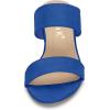 imageAllegra K Womens Block Heel Dual Straps Slide SandalsRoyal