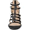 imageAllegra K Womens Cage Strappy Gladiators Chunky Heels SandalsBlack