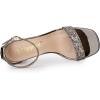 imageAllegra K Womens Glitter Ankle Strap Chunky Heeled SandalsColorful Silver