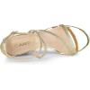 imageAllegra K Womens Glitter Crisscross Strap Chunky Heels SandalsGold