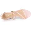 imageAllegra K Womens Glitter Crisscross Strap Chunky Heels SandalsPink Stars
