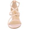 imageAllegra K Womens Glitter Crisscross Strap Chunky Heels SandalsPink Stars