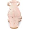 imageAllegra K Womens Glitter Crisscross Strap Chunky Heels SandalsPink Stars