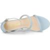imageAllegra K Womens Open Toe Ankle Strap Chunky Heels SandalsSky Blue