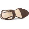 imageAllegra K Womens Slingback Platform Heels Chunky High Heel SandalsCoffee