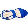imageAllegra K Womens Slingback Platform Heels Chunky High Heel SandalsDeep Blue
