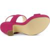 imageAllegra K Womens Slingback Platform Heels Chunky High Heel SandalsHot Pink