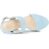 imageAllegra K Womens Slingback Platform Heels Chunky High Heel SandalsSky Blue