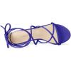imageAllegra K Womens Strappy Lace Up Chunky Heeled SandalsDark Blue
