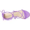 imageAllegra K Womens Strappy Lace Up Chunky Heeled SandalsLavender