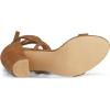 imageAllegra K Womens Strappy Lace Up Heel Chunky High Heels SandalsBrown